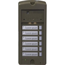 Блок вызова домофона БВД-306FCP-6
