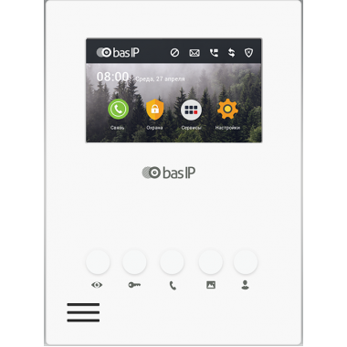 Монитор IP-домофона AU-04LA (AU-04L) WHITE