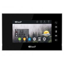 Монитор IP-видеодомофона цветной AQ-07 BLACK (AQ-07 B v4)