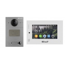 Комплект вызывной панели с монитором AV-01ED GREY+AP-07L SILVER