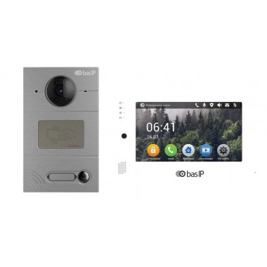 Комплект вызывной панели с монитором AV-01ED GREY+AP-07L WHITE