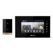 Комплект вызывной панели с монитором AV-02D GOLD+AQ-07 BLACK