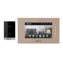 Комплект вызывной панели с монитором AV-02D SILVER+AQ-07 GOLD