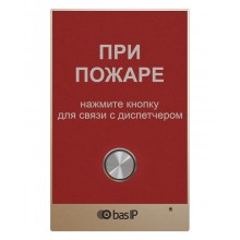 Вызывная панель IP-домофона AV-02FDR RED