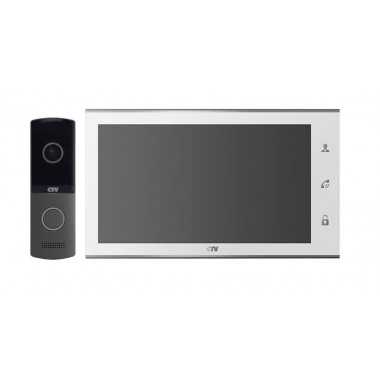 Комплект видеодомофона CTV-DP2101 W (белый)