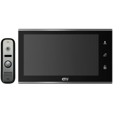 Комплект видеодомофона CTV-DP2702MD B (чёрный)