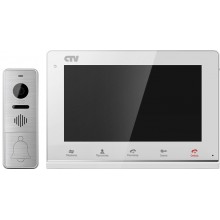 Комплект видеодомофона CTV-DP3700 W (белый)
