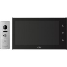 Комплект видеодомофона CTV-DP3701 B (чёрный)