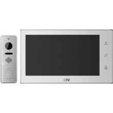 Комплект видеодомофона CTV-DP3701 W (белый)
