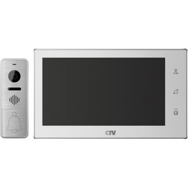 Комплект видеодомофона CTV-DP3701 W (белый)