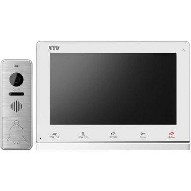 Комплект видеодомофона CTV-DP4101AHD W