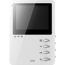 Монитор домофона цветной с функцией «свободные руки» CTV-M1400M (цвет белый)