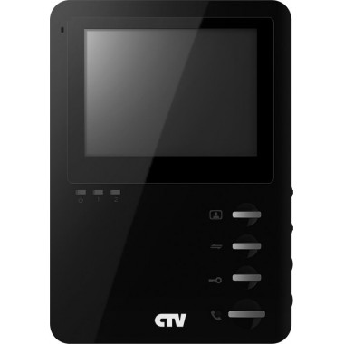Монитор домофона цветной с функцией «свободные руки» CTV-M1400M (цвет черный)