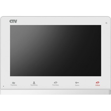 Монитор домофона цветной с функцией «свободные руки» CTV-M2100 (цвет белый)