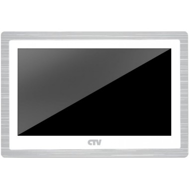 Монитор домофона цветной с функцией «свободные руки» CTV-M4104AHD (цвет белый)