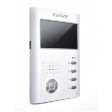 Монитор видеодомофона цветной KW-E430C (белый)