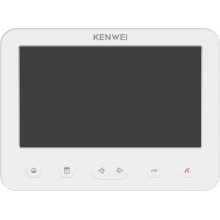 Монитор видеодомофона цветной KW-E706FC-W200 (белый)