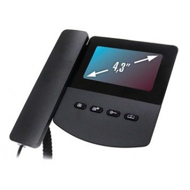 Монитор домофона цветной QM-433C_EXEL (черный)
