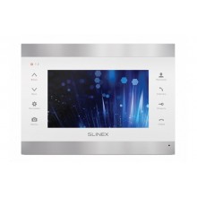 Цветной видеодомофон SL-07IP (серебро+белый)