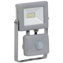 Прожектор светодиодный с датчиком движения СДО 07-10Д серый с ДД IP44 (LPDO702-10-K03)