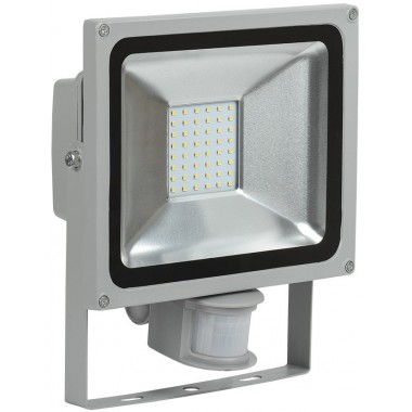 Прожектор светодиодный СДО 05-30Д серый SMD IP44 (LPDO502-30-K03)