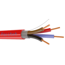 Кабель для систем ОПС и СОУЭ огнестойкий, с низким дымо и газовыделением КСРЭВнг(А)-FRLS 4х0,5 (0,2 кв мм)