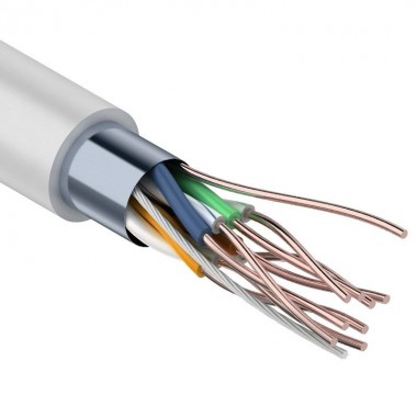 Кабель «витая пара» FTP 4PR 24AWG CAT5e 305м REXANT (01-0143)