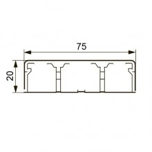 Короб Короб DLPlus 75х20 (030033)