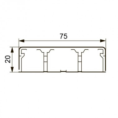 Короб Короб DLPlus 75х20 (030033)