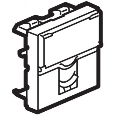 Розетка Mosaic RJ11 2 модуля (Famille 0512) LegranD 078731