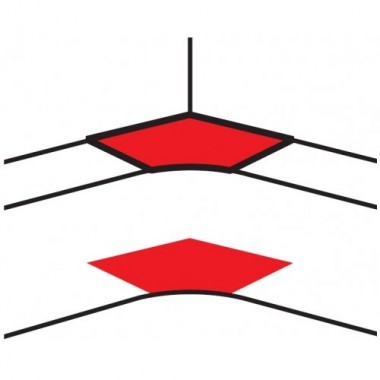 Угол внутренний Угол внутренний для короба DLP 65x195/220, 3 секции (010658)