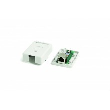 Розетка RJ-45 SB2-1-8P8C-C5e-SH-WH