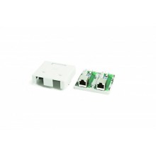 Розетка RJ-45 SB2-2-8P8C-C5e-SH-WH