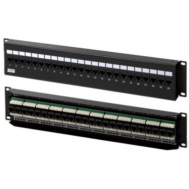 Патч-панель PPW-24-8P8C-C5e-FR