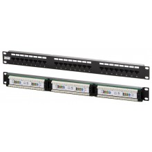 Патч-панель высокой плотности PPHD-19-24-8P8C-C5E-SH-110D