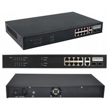 Коммутатор 10-портовый Fast Ethernet с PoE SW-60822/B(150W)