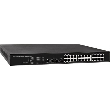 Коммутатор 24-портовый Gigabit Ethernet с PoE SW-82044/MB