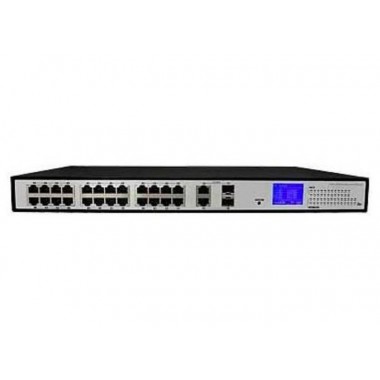 Коммутатор 26-портовый Gigabit Ethernet с РоЕ GF-AC0224L-PoE
