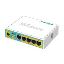 Коммутатор 4-портовый  Gigabit Ethernet с РоЕ RB750UPr2