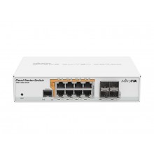Коммутатор 8-портовый  Gigabit Ethernet с РоЕ CRS112-8P-4S-IN