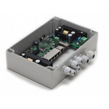 Коммутатор для подключения 4 камер Tfortis PSW-1G 4F