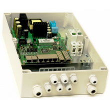 Коммутатор для подключения 6 камер Tfortis PSW-2G 6F+