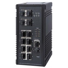 Промышленный коммутатор управляемый с PoE 12-портовый NIS-3500-2408PGX (63PX0804)