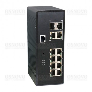 Промышленный PoE коммутатор Gigabit Ethernet на 10 портов SW-80822/ILC
