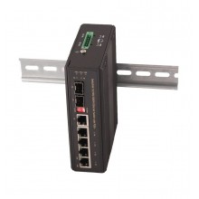 Промышленный PoE коммутатор Gigabit Ethernet на 6 портов SW-80412/IC(Booster)