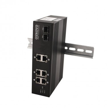 Промышленный PoE коммутатор Gigabit Ethernet на 8 портов SW-8062/IC