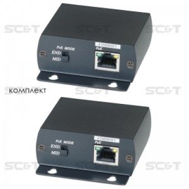 Удлинитель Ethernet с PoE IP01P