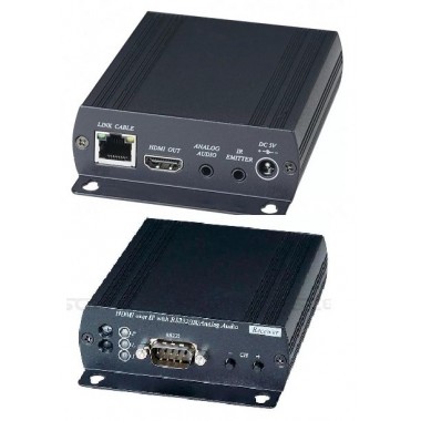 Приемник HDMI, RS232, аудио и ИК-сигналов HE05BR