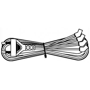 Кабель питания для вентилятора KL-FCRD-4F-EU-1.8-BK