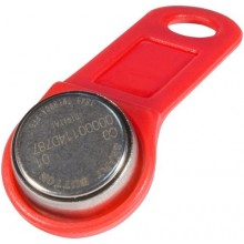Ключ электронный Touch Memory с держателем RW 1990 SLINEX (красный)